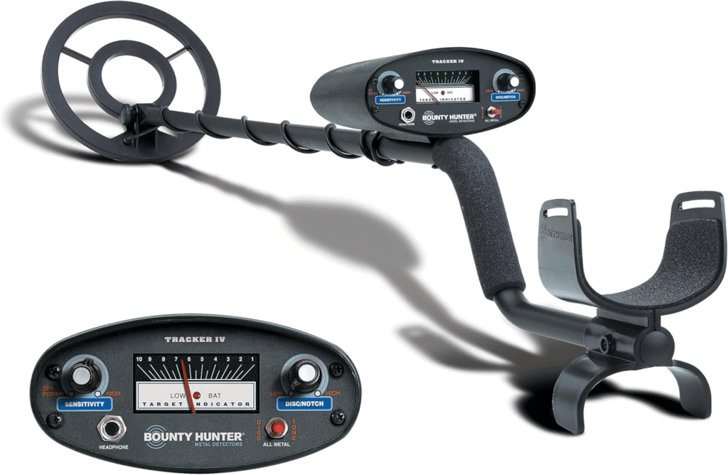 Detector de metales Bounty Hunter TK4 Tracker IV, Detector de metal, Negro