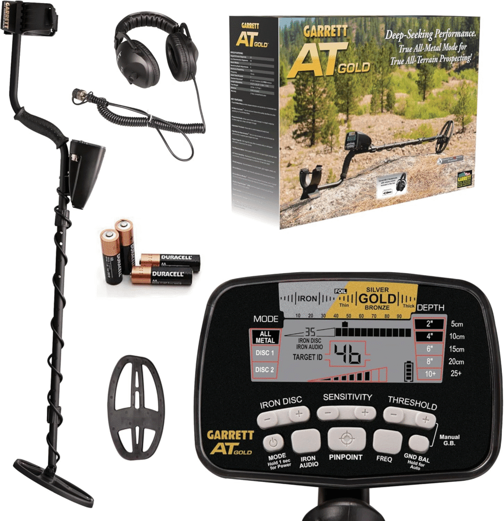 Garrett 1140680 AT - Detector de metales dorado