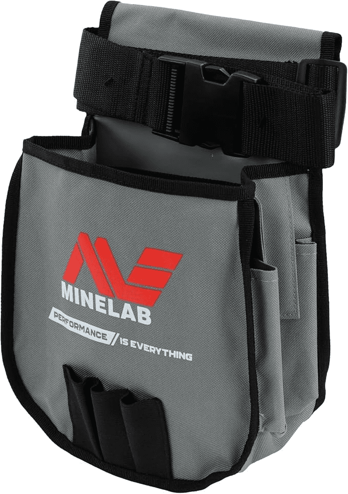 MINELAB Bolsa de múltiples bolsillos con correas seguras y carcasa rígida