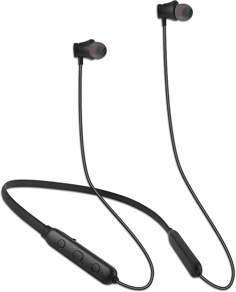 HomeSpot Neckband Auriculares inalámbricos aptX Auriculares Bluetooth 5.1 de baja latencia Qualcomm® CVC™ para gimnasio, correr, juegos y reuniones Compatible con iPhone, Samsung Galaxy, Google
