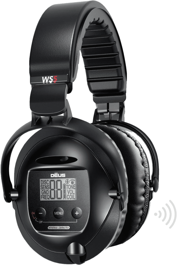 XP METAL DETECTORS Auriculares inalámbricos WS5 para Deus, a prueba de ducha y diseñados para adaptarse cómodamente sobre tus oídos.