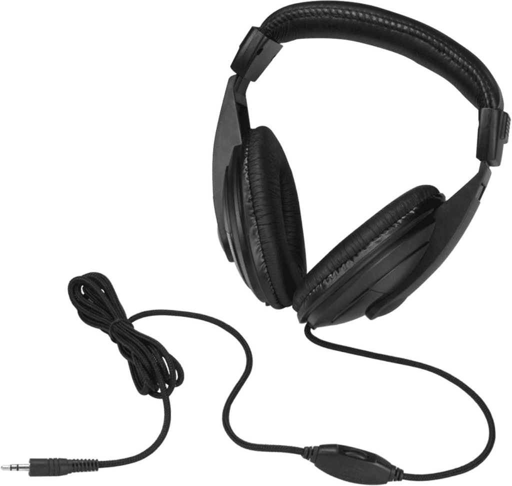 BARSKA AF12274 Winbest Detector de metales sobre la oreja auriculares, color negro